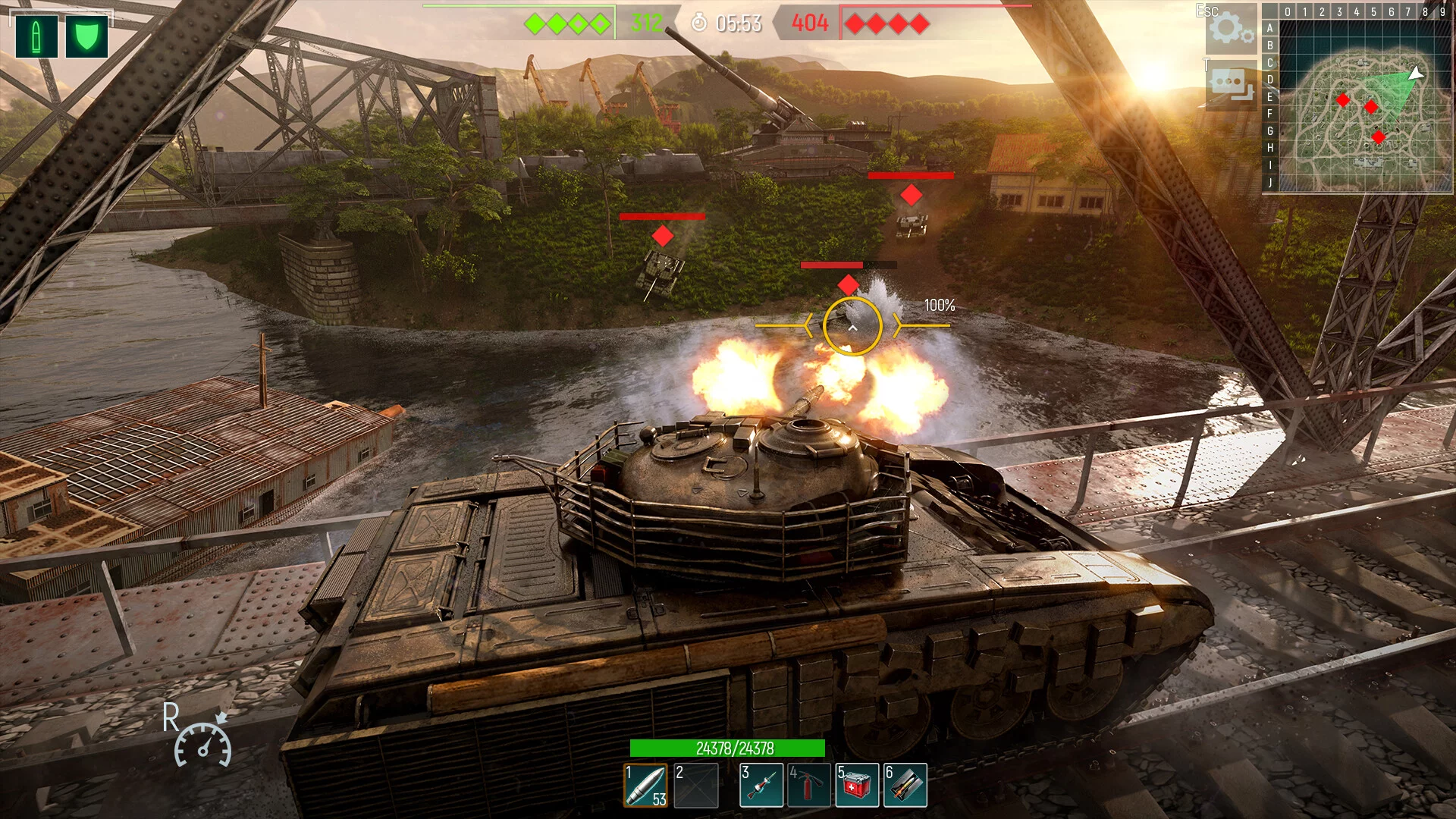 Изображение игры: Tank Force: Танки онлайн