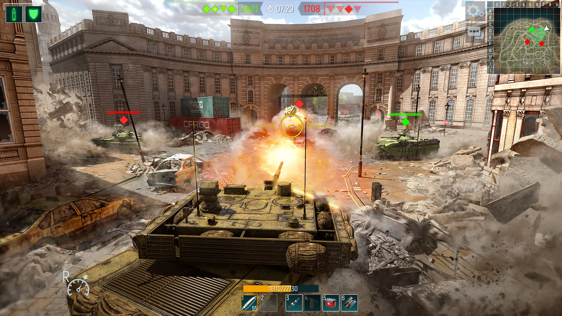 Изображение игры: Tank Force: Танки онлайн