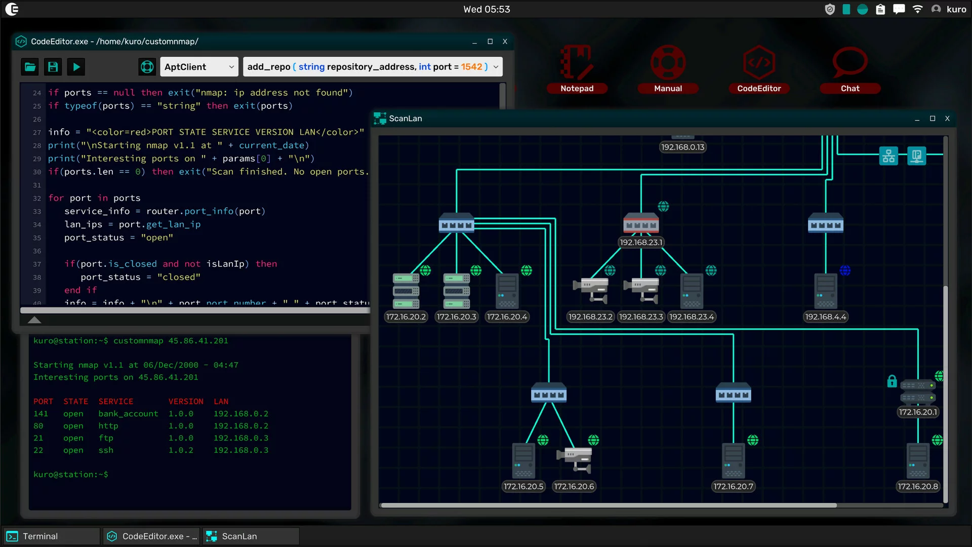 Изображение игры: Grey Hack