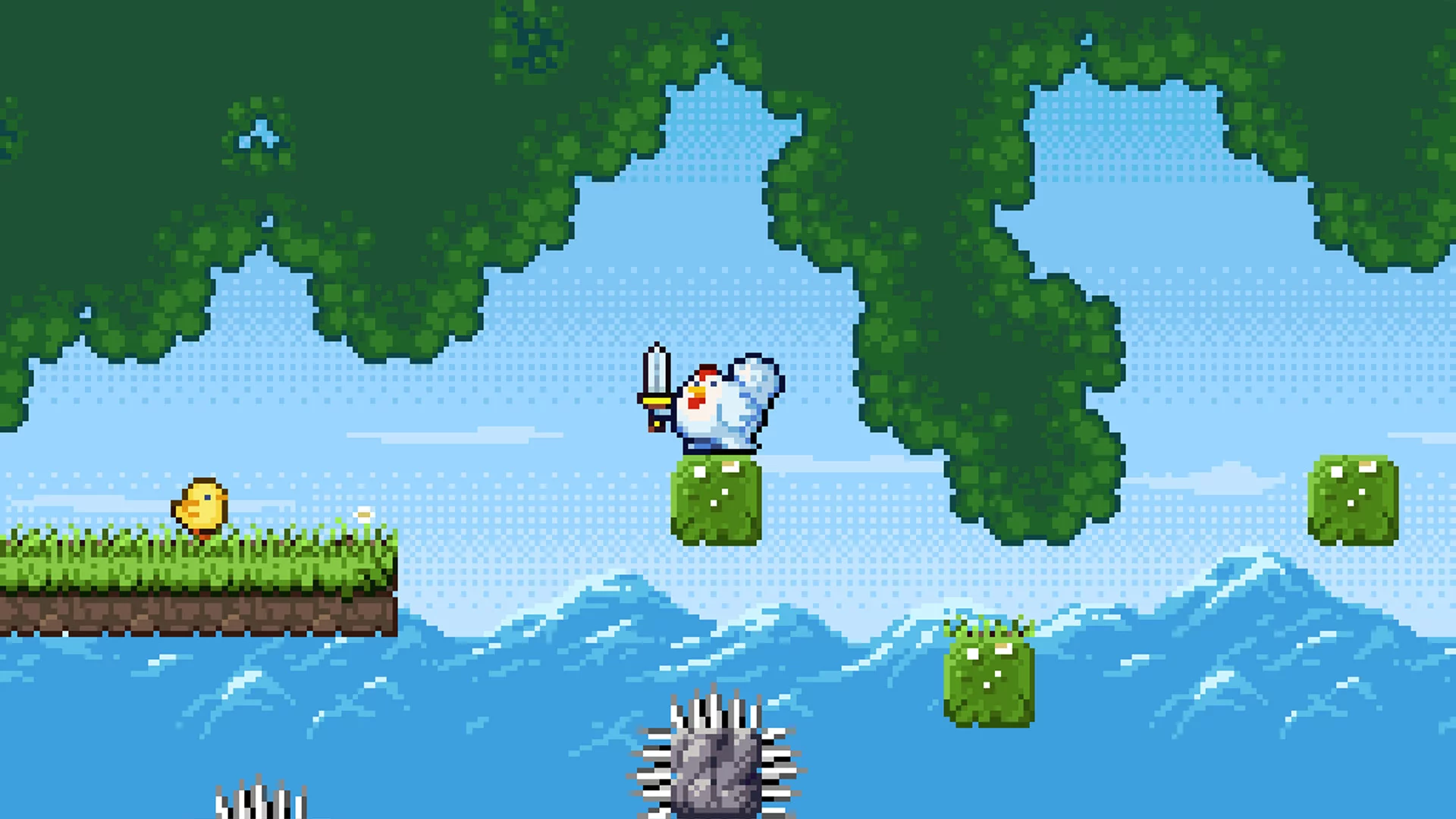 Изображение игры: Cluckles' Adventure