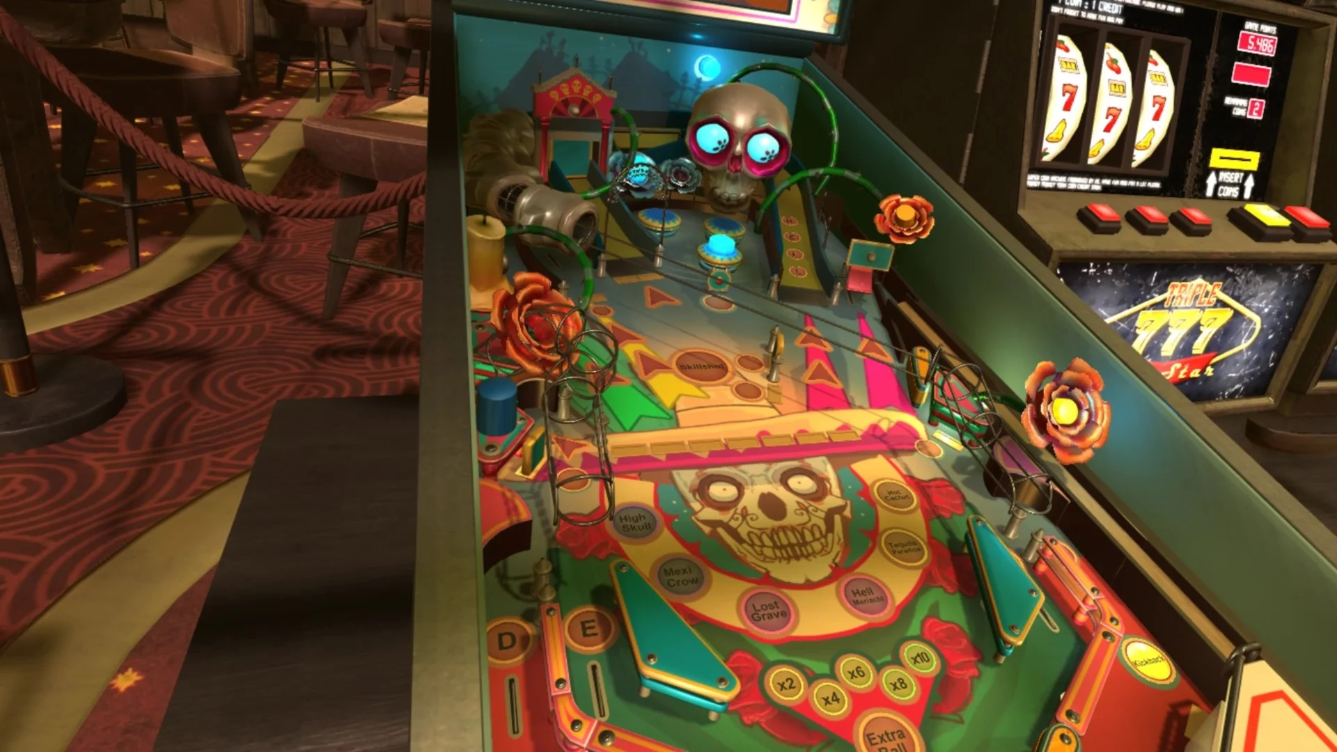Изображение игры: Pinball Inside: A VR Arcade Game