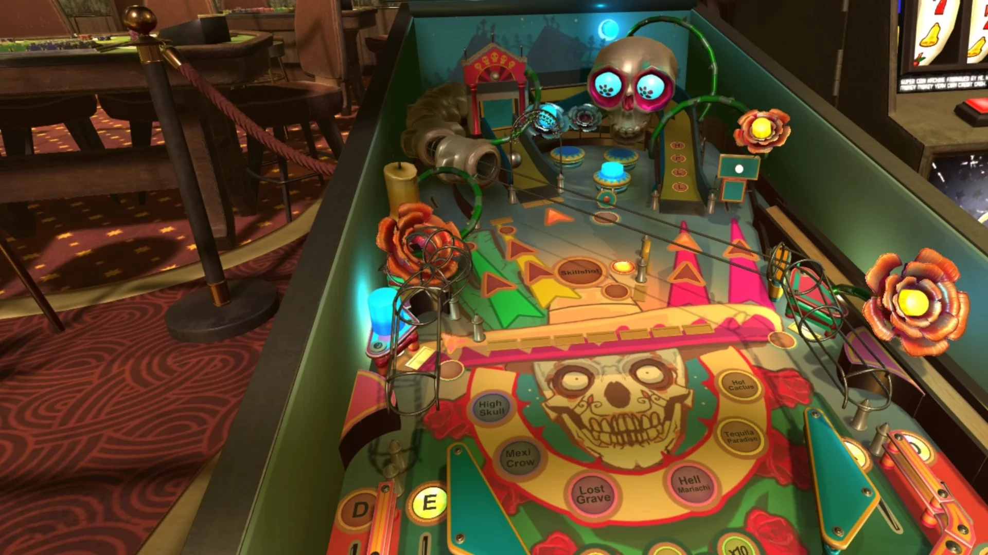 Изображение игры: Pinball Inside: A VR Arcade Game