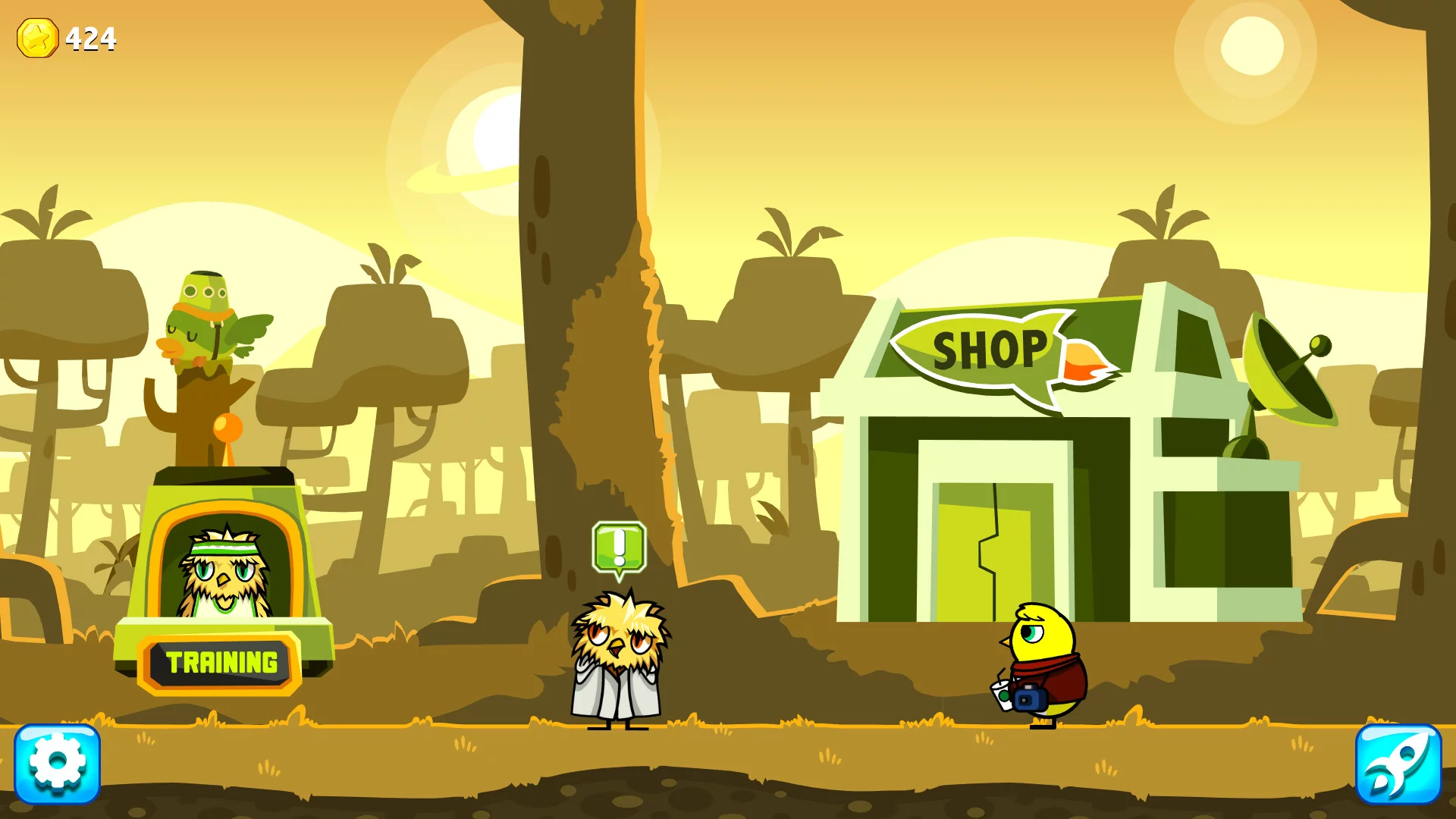 Изображение игры: Duck Life 6: Space