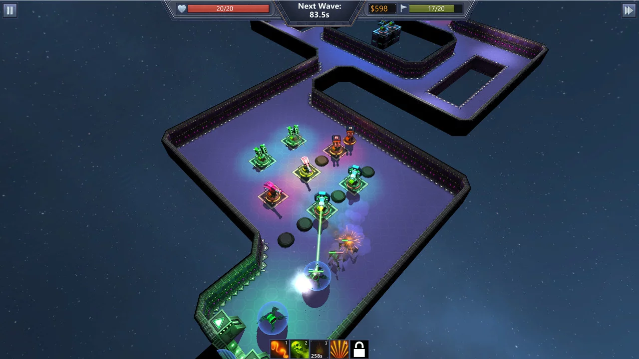 Изображение игры: Cyborg Tower Defense