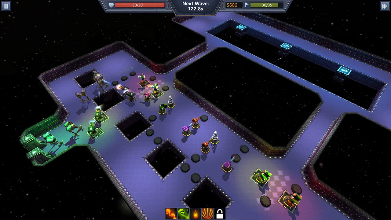 Изображение игры: Cyborg Tower Defense