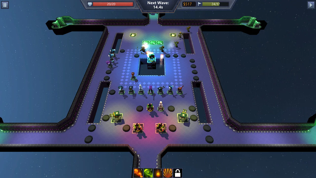 Изображение игры: Cyborg Tower Defense