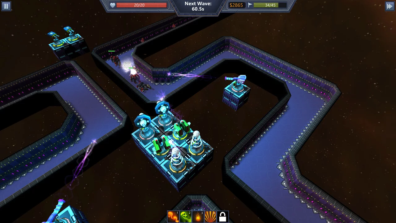 Изображение игры: Cyborg Tower Defense