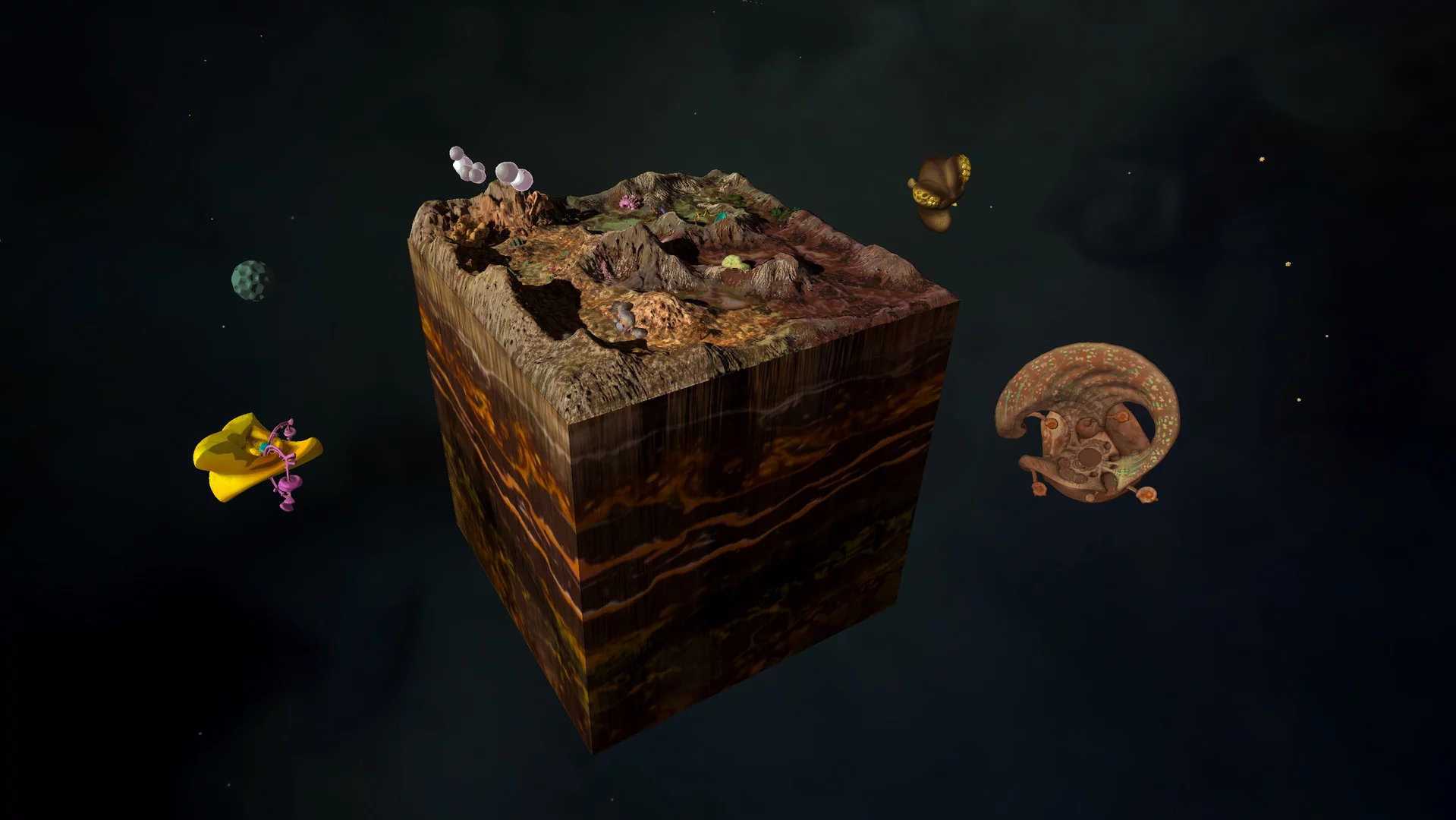 Изображение игры: Gravity Garden
