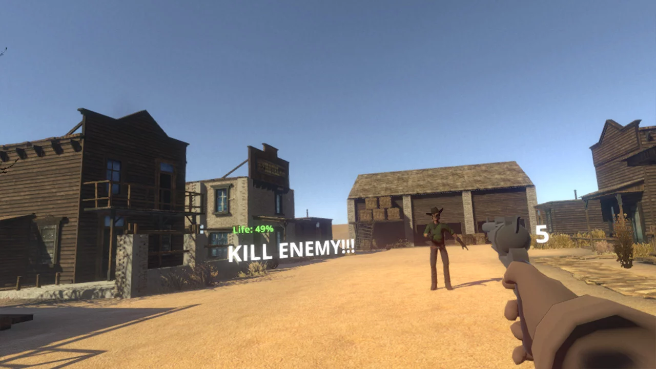 Изображение игры: Eastwood VR