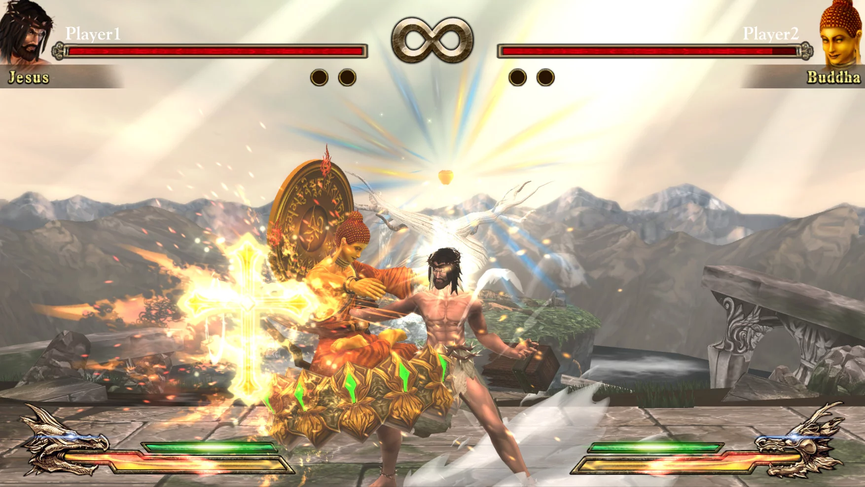Изображение игры: Fight of Gods