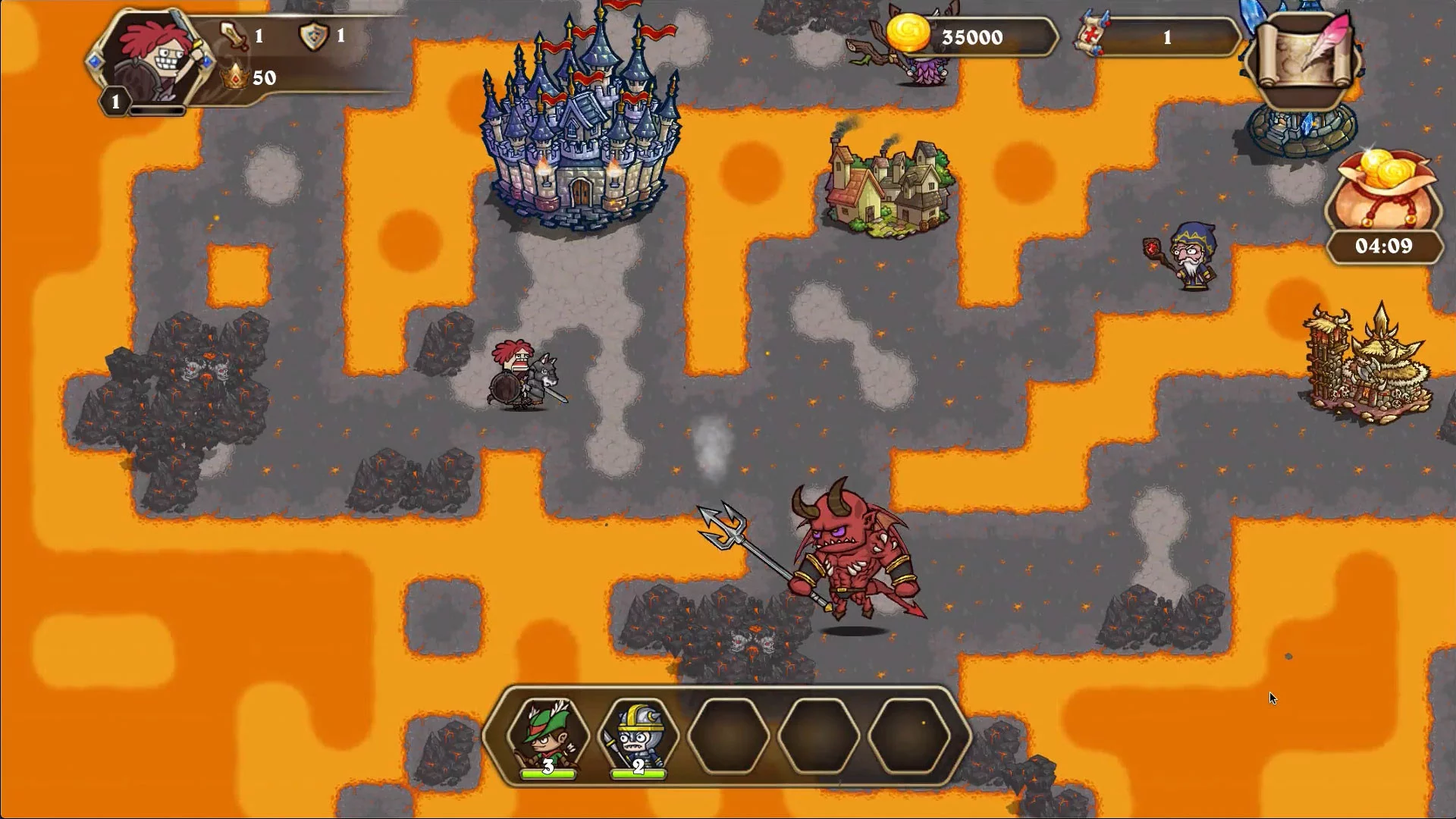 Изображение игры: Clumsy Knight 2