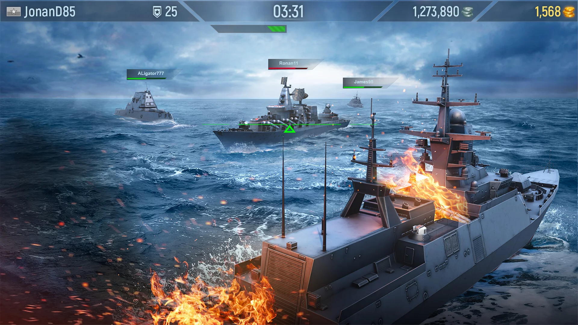 Изображение игры: Naval Armada: Морской бой, Боевые корабли