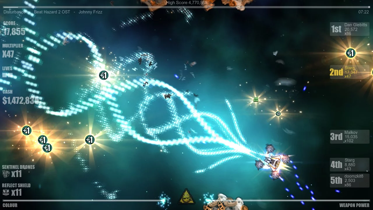 Изображение игры: Beat Hazard 2