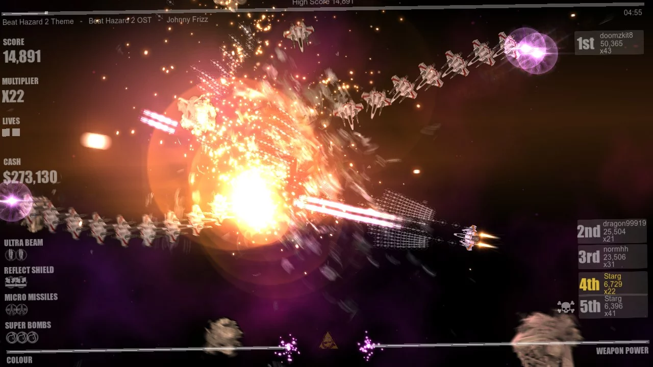 Изображение игры: Beat Hazard 2