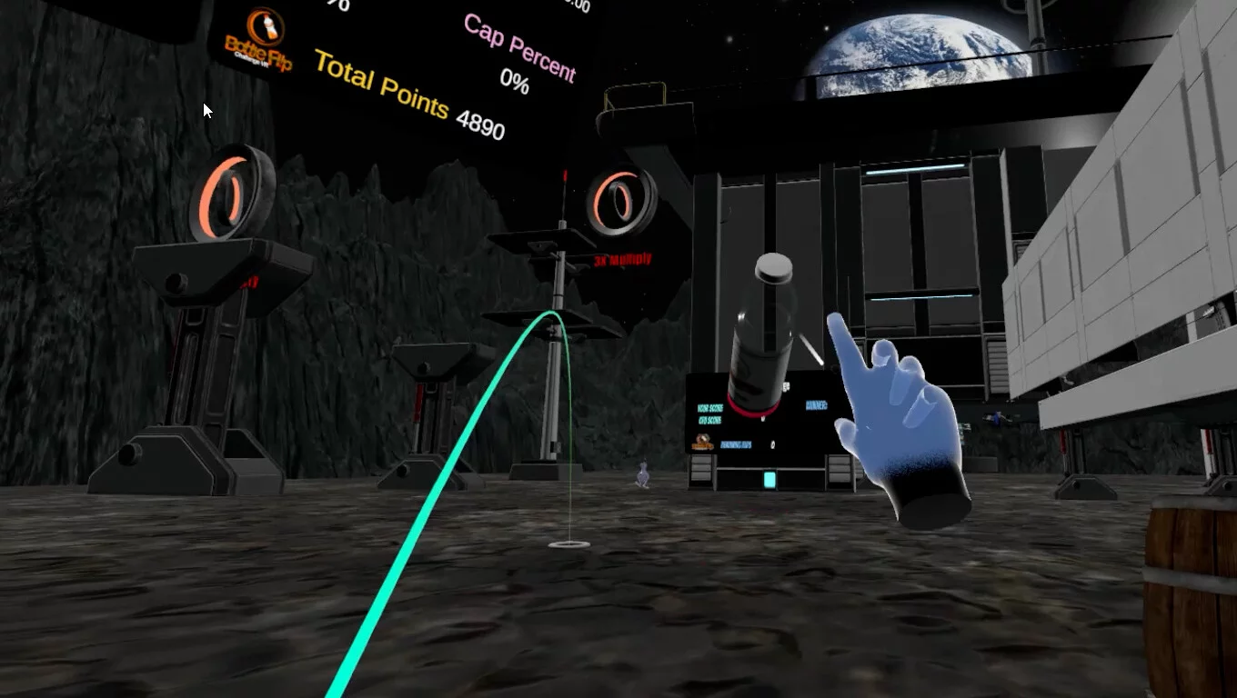 Изображение игры: Bottle Flip Challenge VR