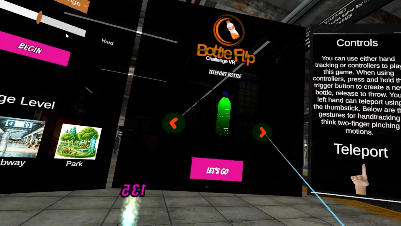 Изображение игры: Bottle Flip Challenge VR