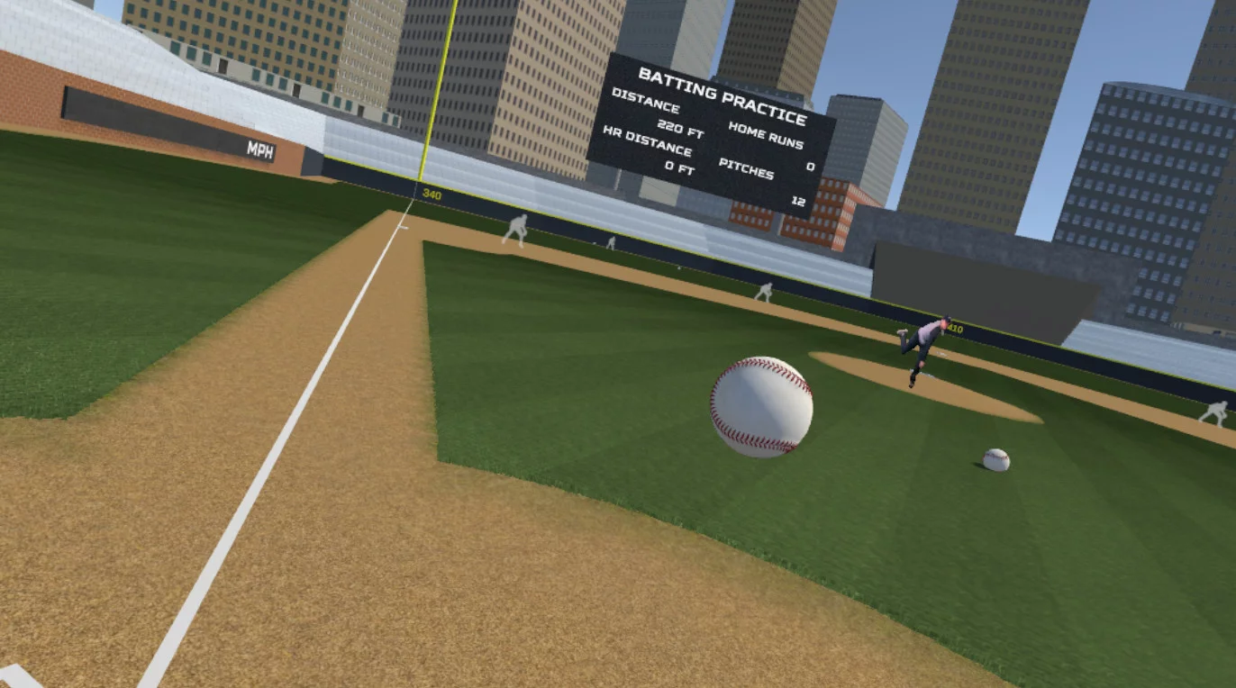 Изображение игры: Big Hit VR Baseball