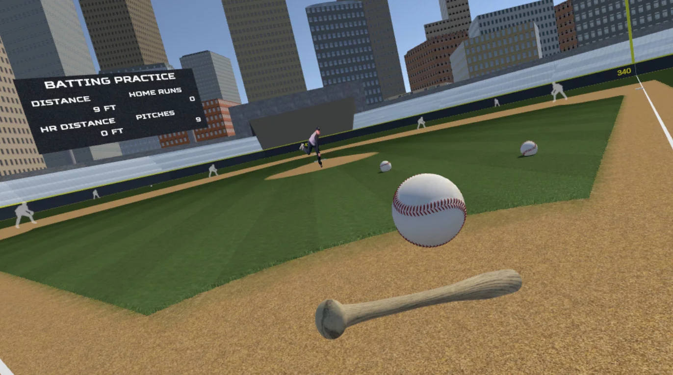 Изображение игры: Big Hit VR Baseball