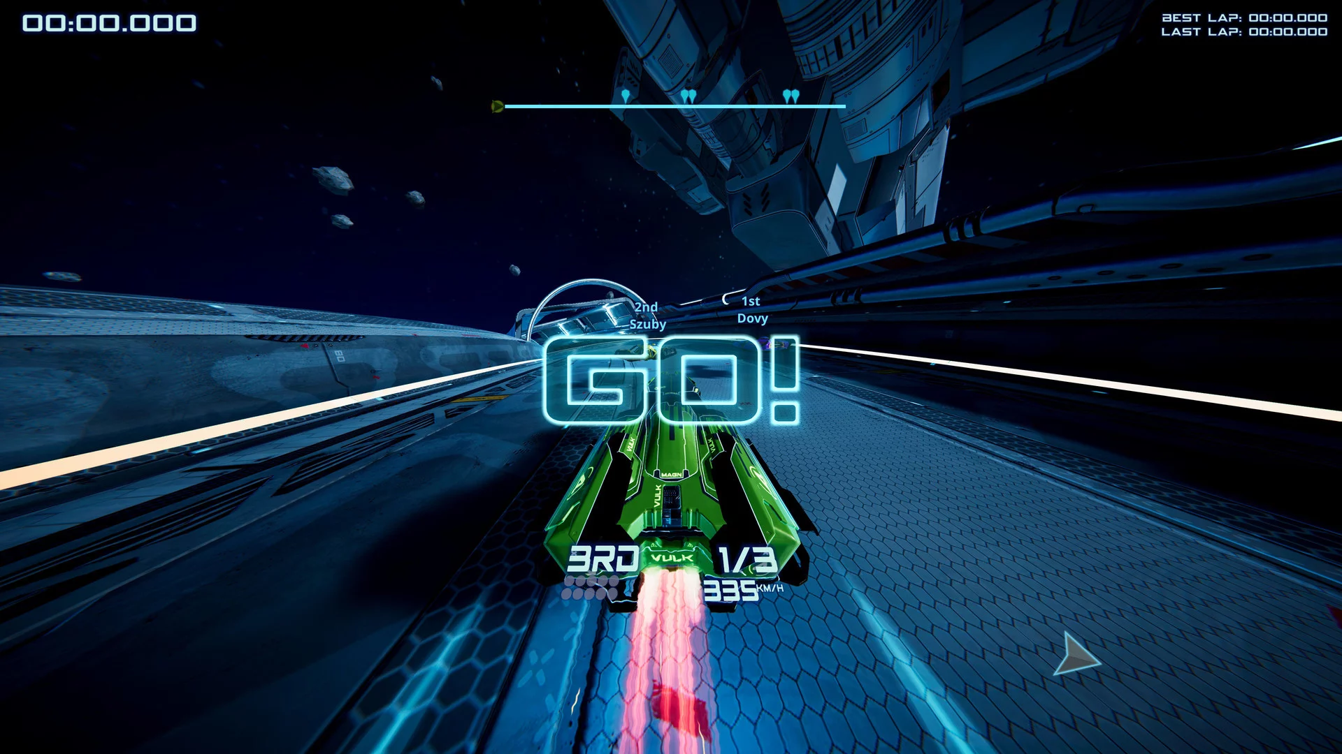 Изображение игры: Antigraviator