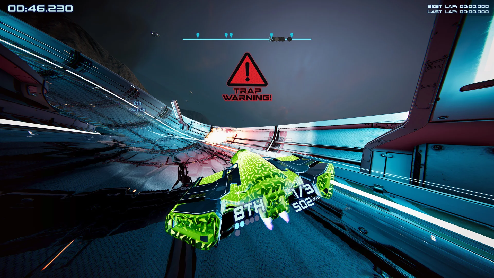 Изображение игры: Antigraviator