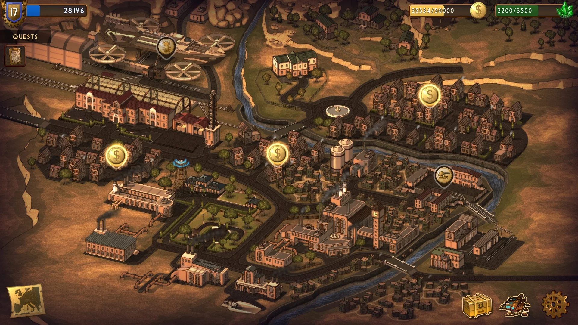 Изображение игры: Steampunk Tower 2