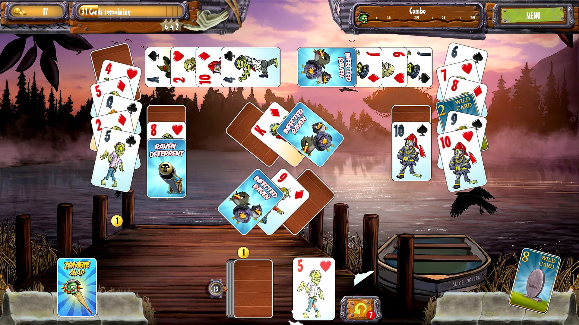 Изображение игры: Zombie Solitaire 2 Chapter 1