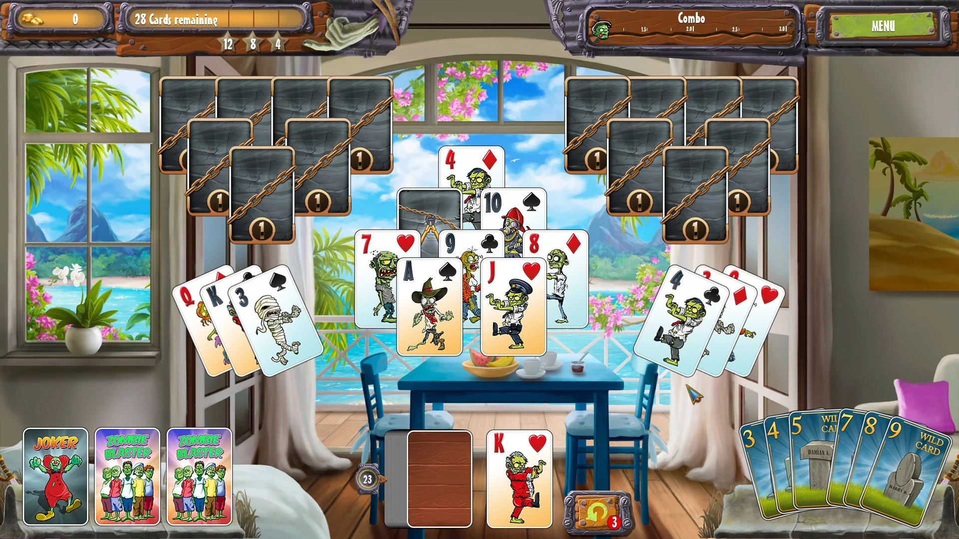 Изображение игры: Zombie Solitaire 2 Chapter 3