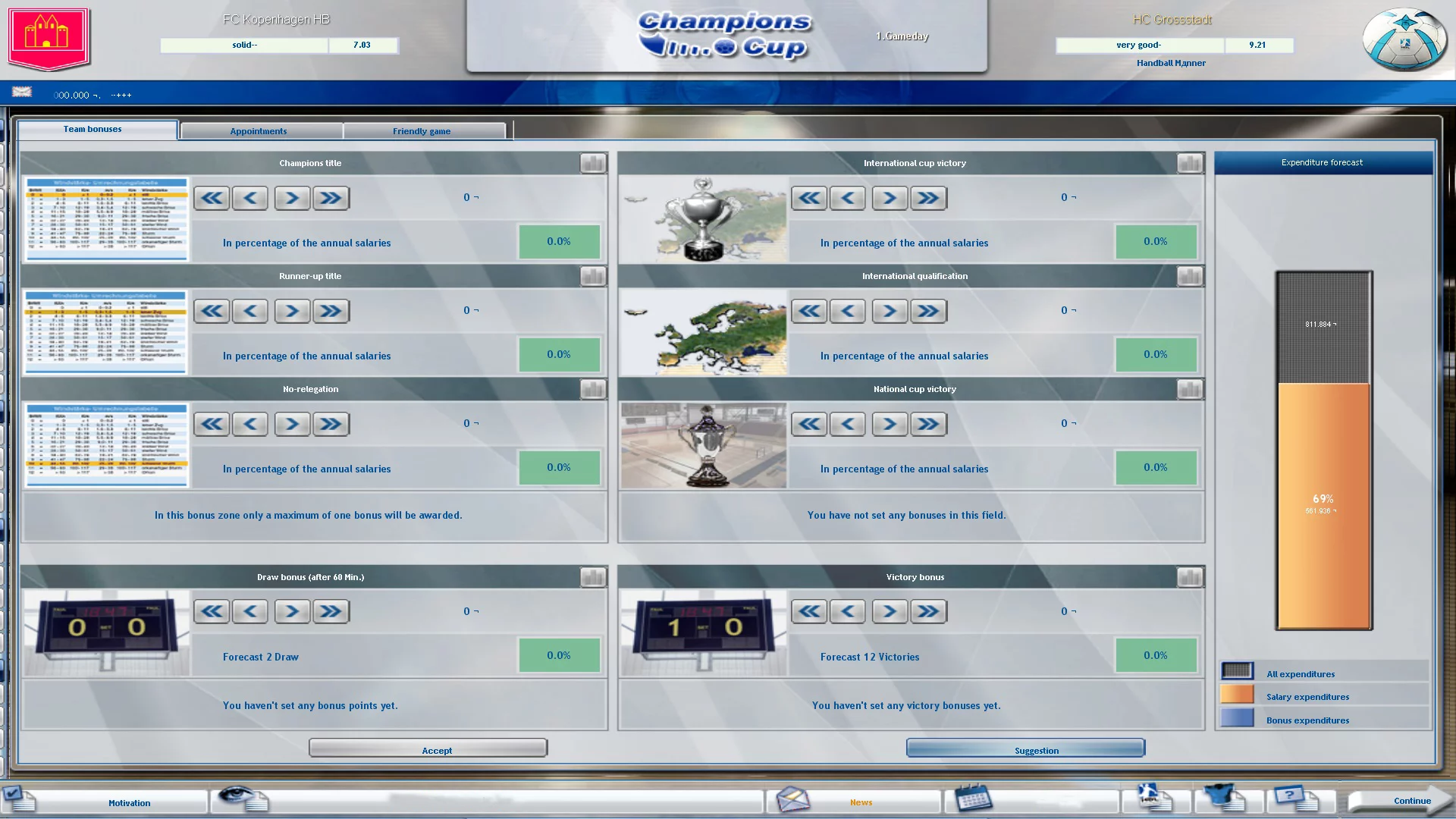 Изображение игры: Handball Manager - TEAM