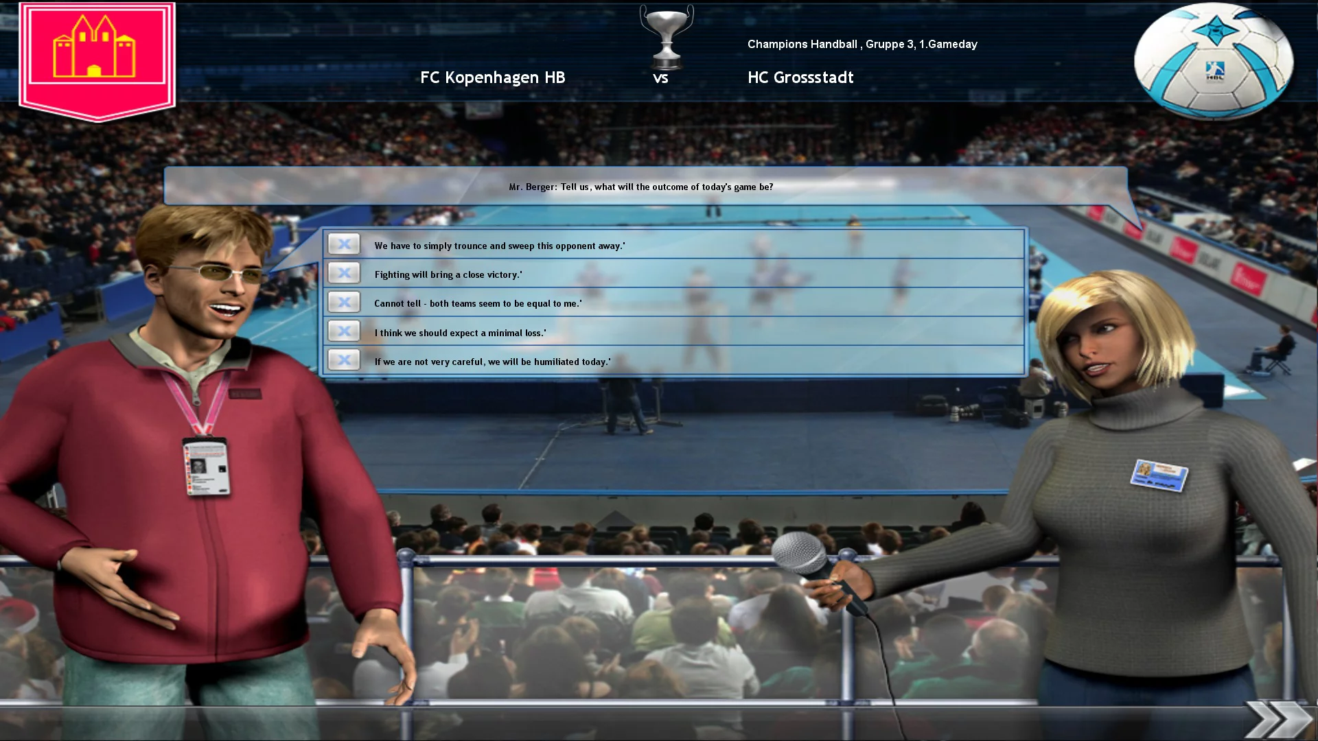 Изображение игры: Handball Manager - TEAM