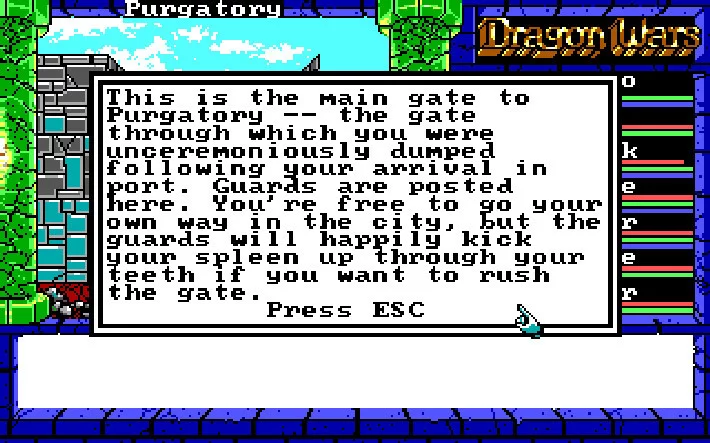 Изображение игры: Dragon Wars