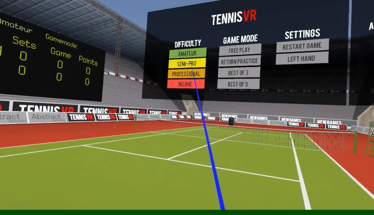 Изображение игры: TennisVR