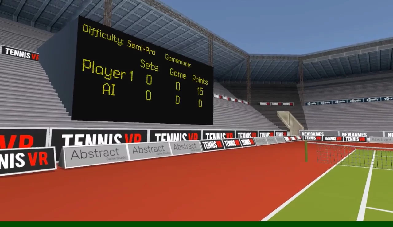 Изображение игры: TennisVR