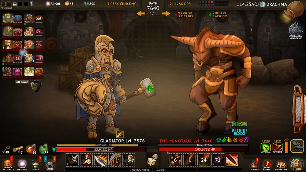 Изображение игры: God Awe-full Clicker
