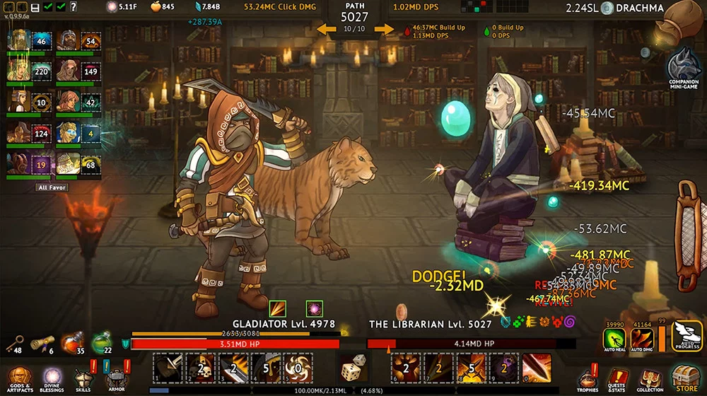 Изображение игры: God Awe-full Clicker