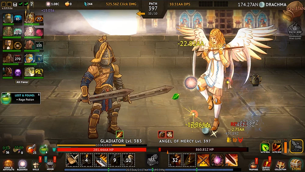 Изображение игры: God Awe-full Clicker