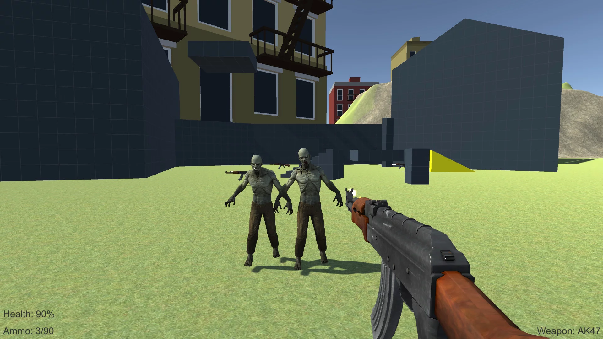 Изображение игры: Multiplayer FPS Demo