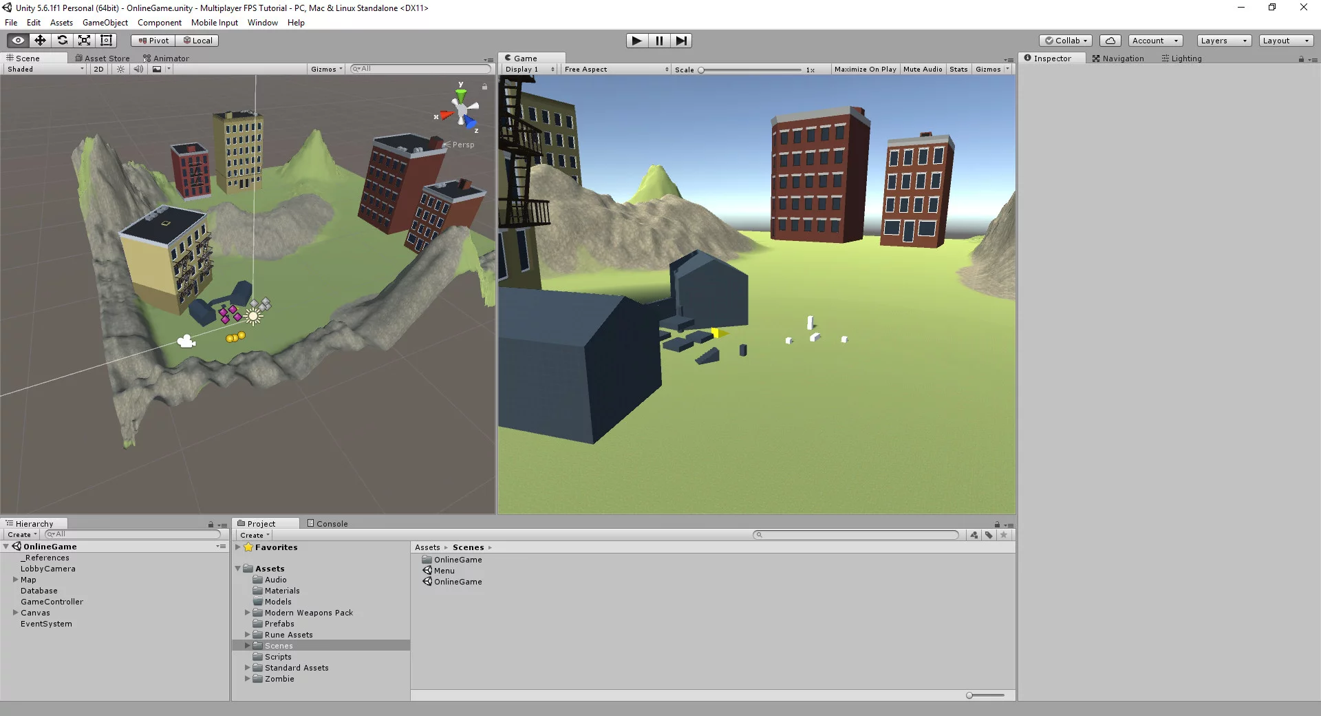 Изображение игры: Multiplayer FPS Demo