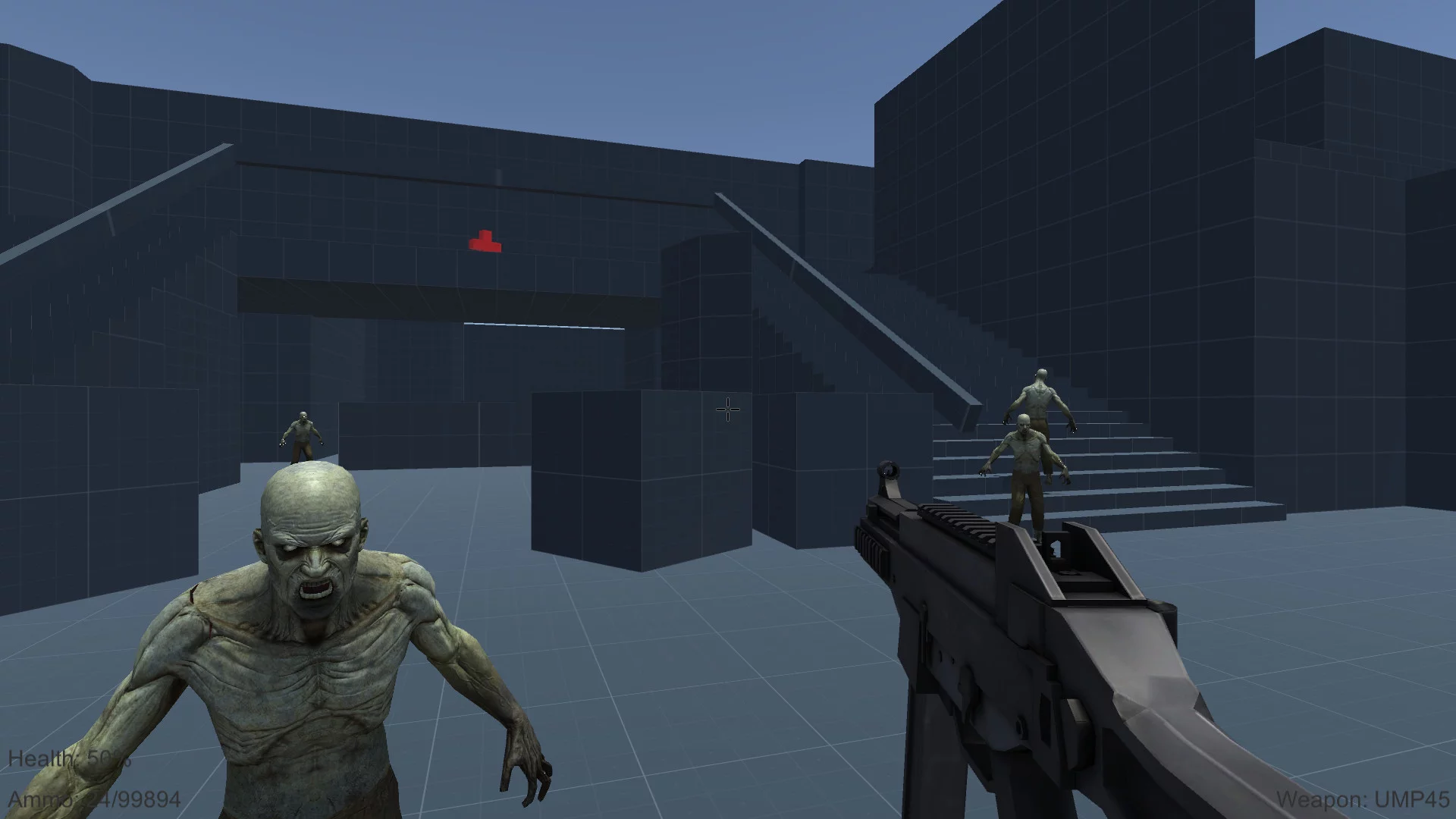Изображение игры: Multiplayer FPS Demo