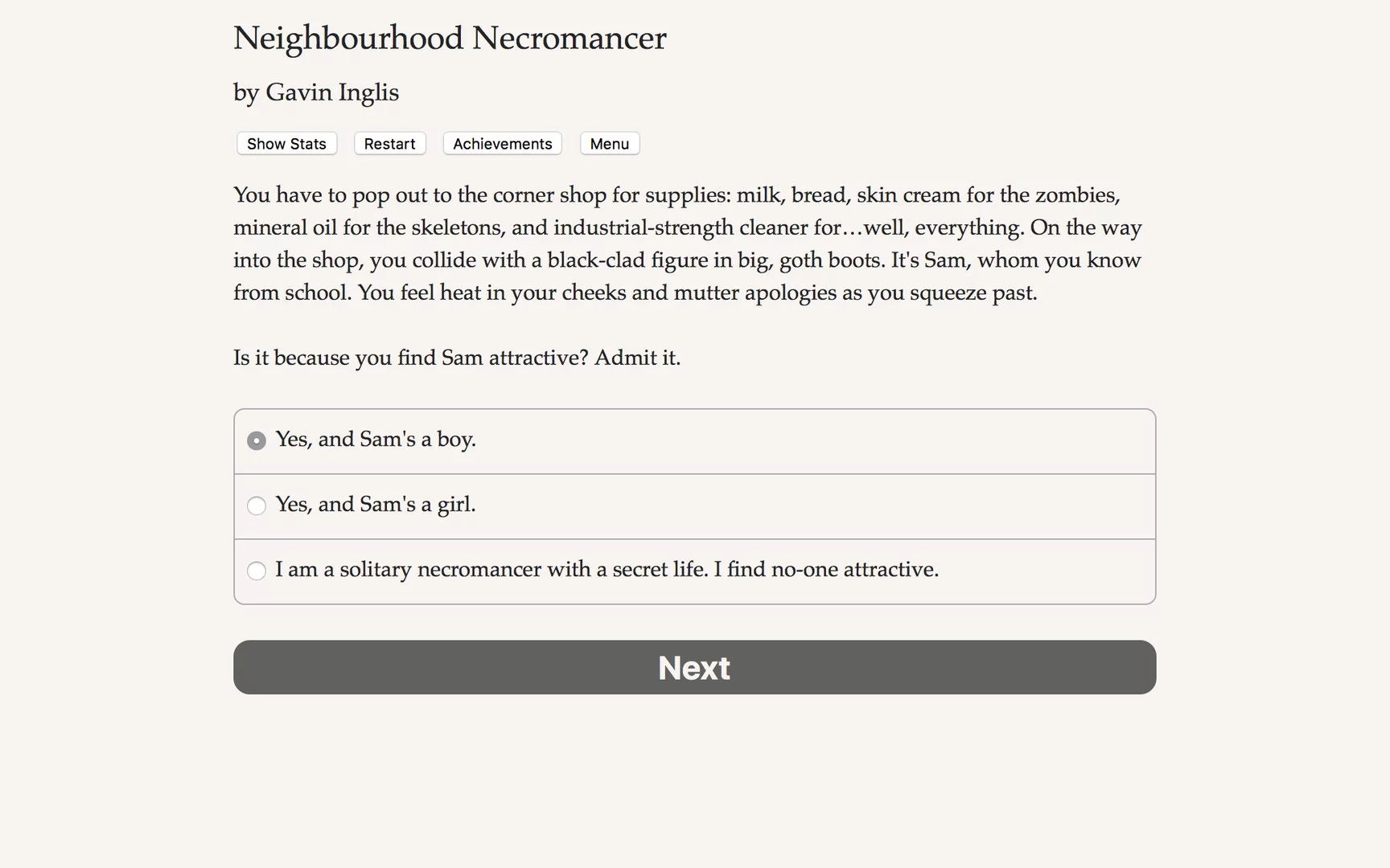 Изображение игры: Neighbourhood Necromancer