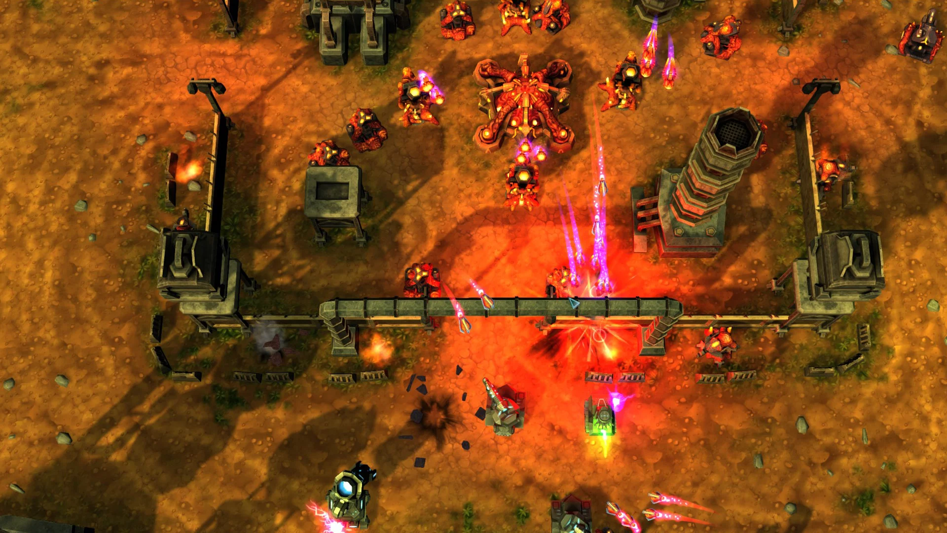 Изображение игры: Tanks vs Aliens