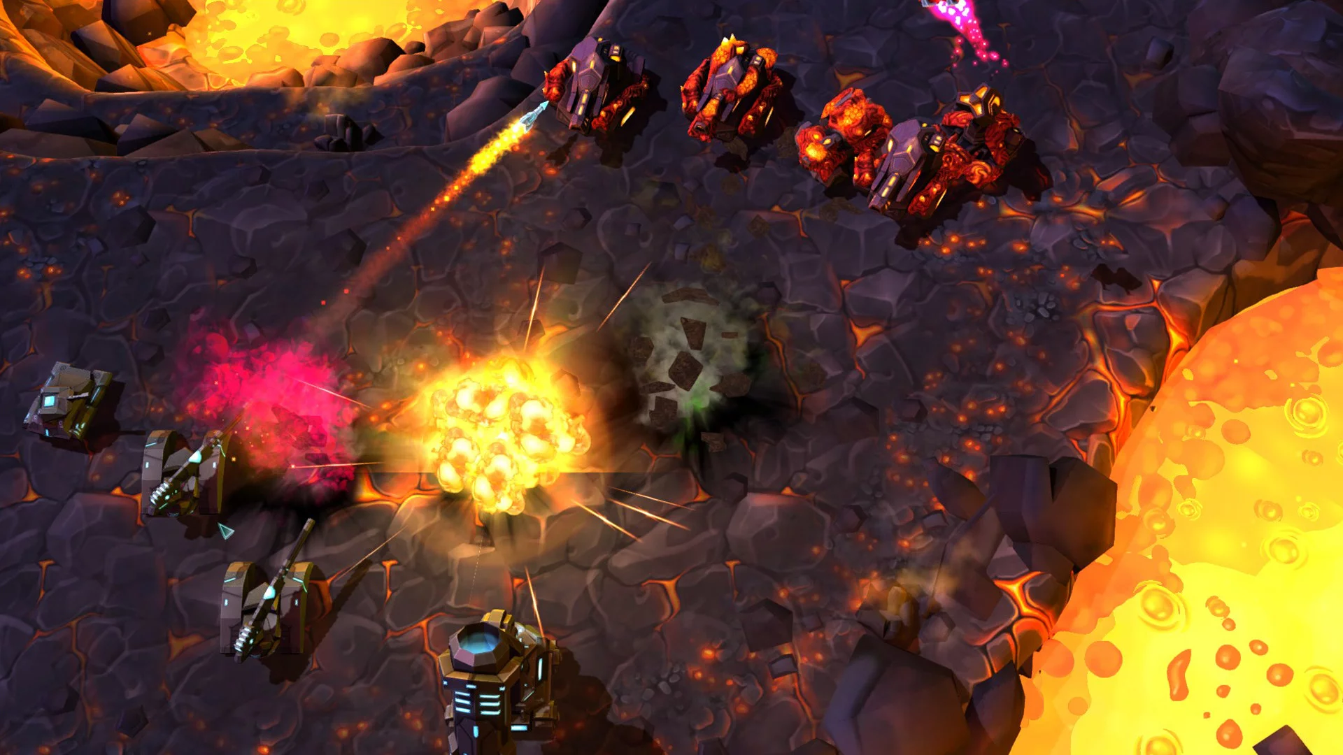 Изображение игры: Tanks vs Aliens