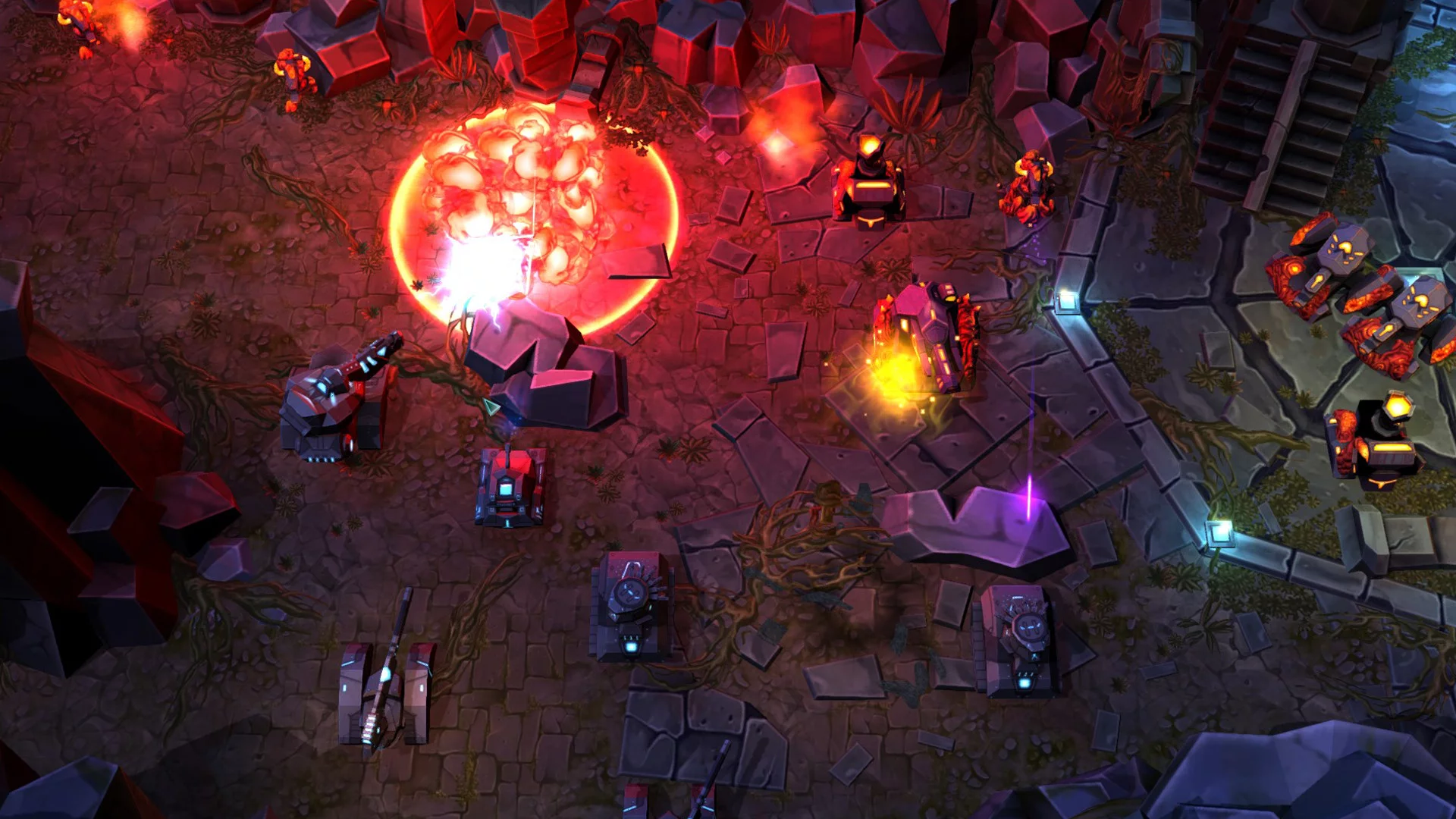 Изображение игры: Tanks vs Aliens