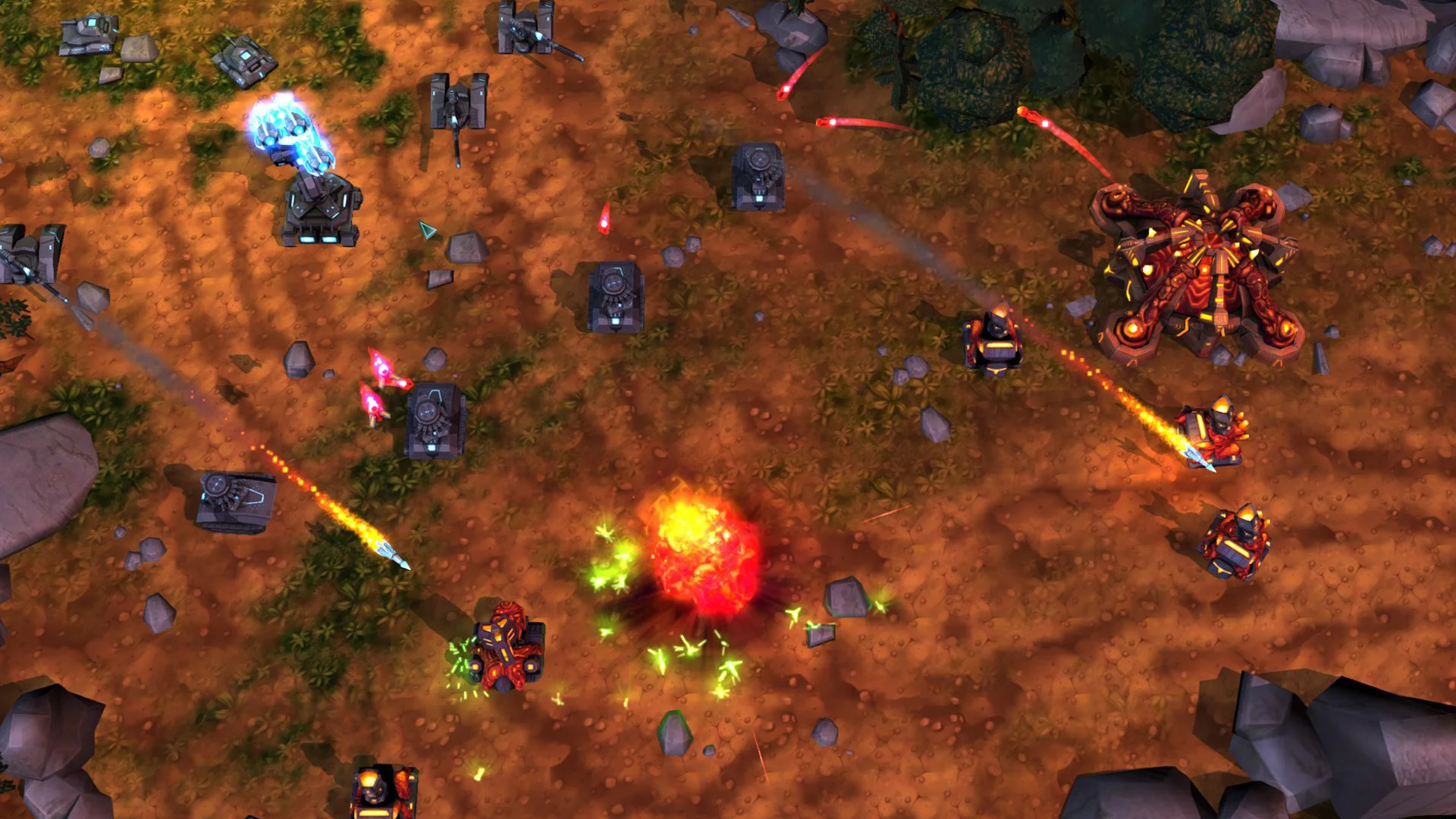 Изображение игры: Tanks vs Aliens