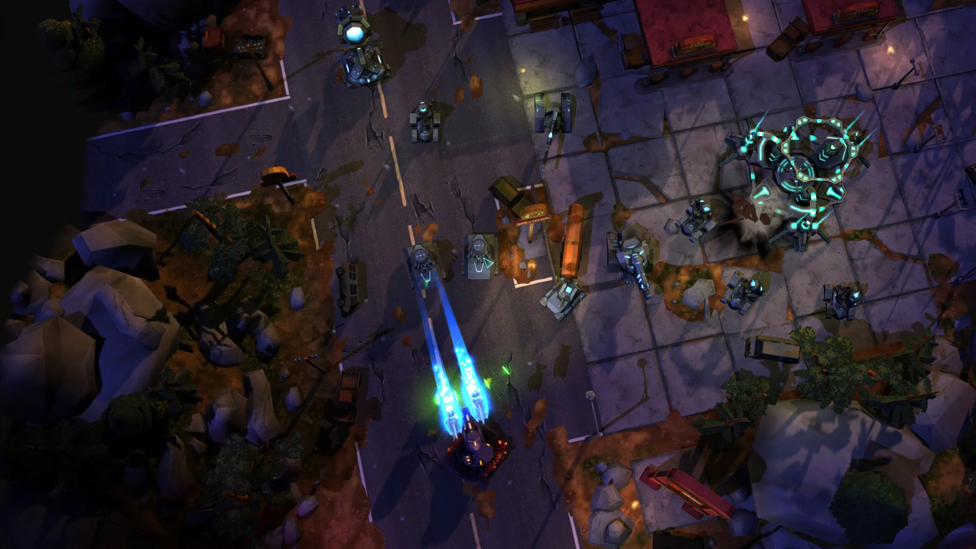 Изображение игры: Tanks vs Aliens