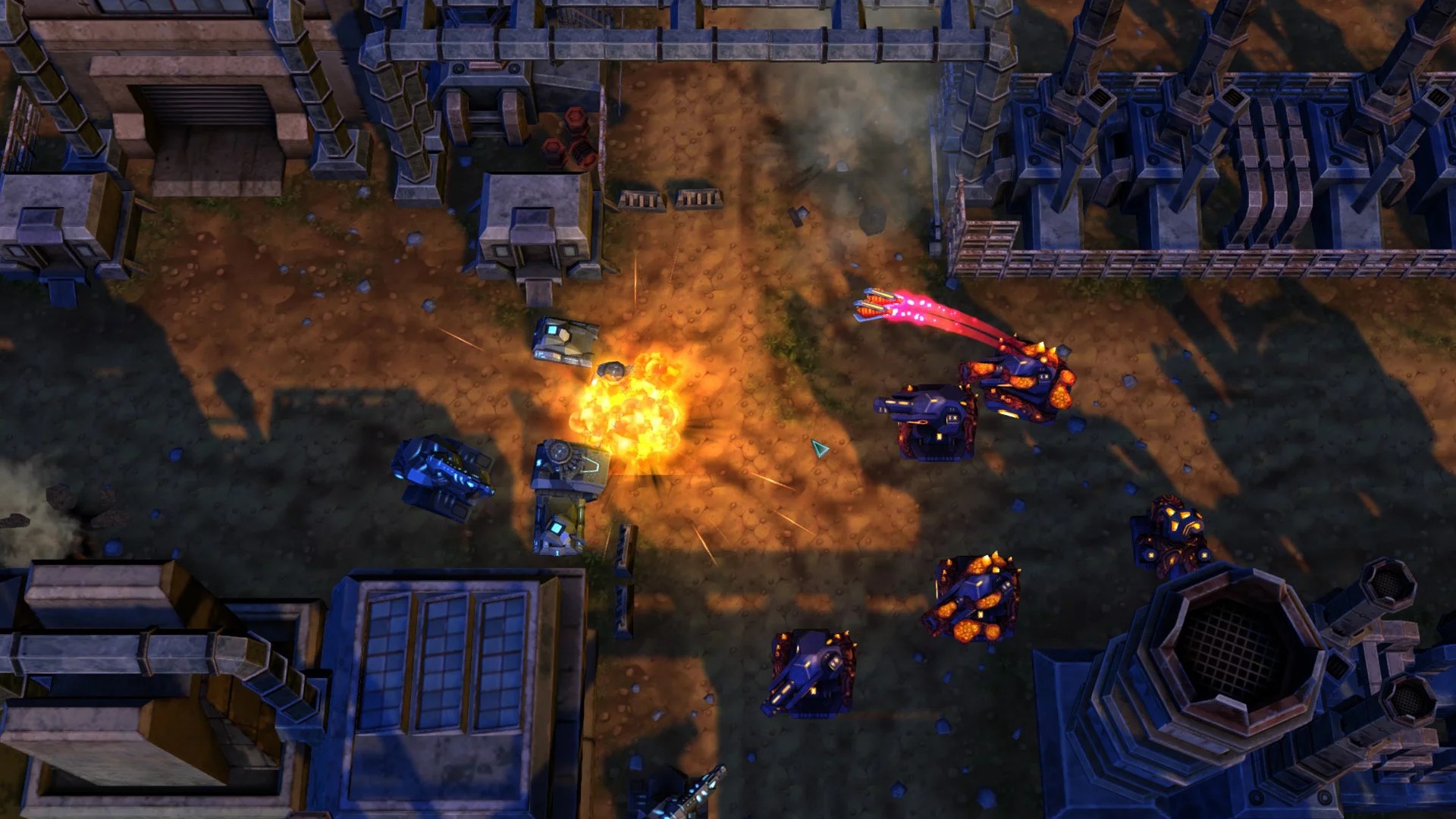 Изображение игры: Tanks vs Aliens