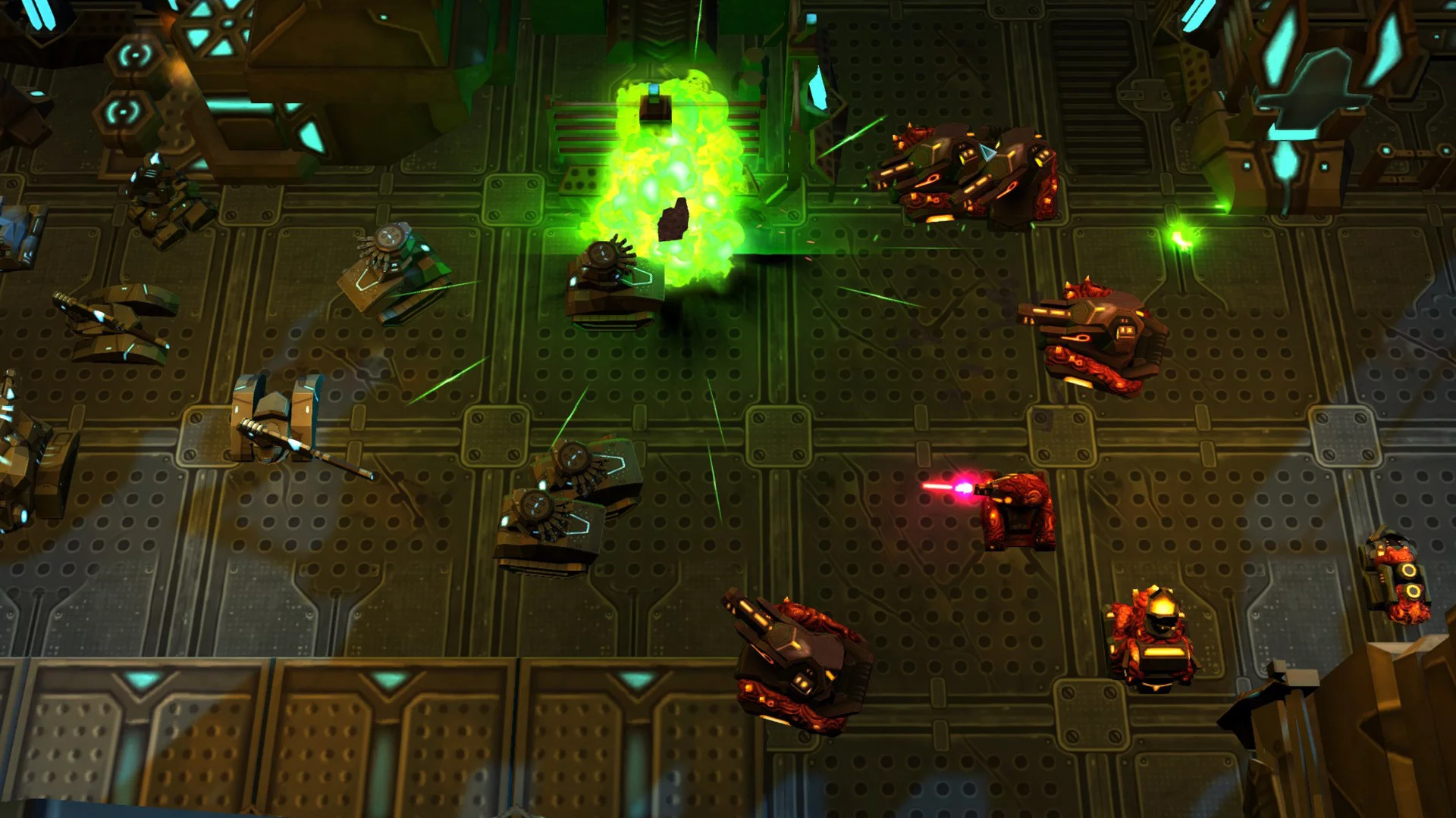 Изображение игры: Tanks vs Aliens