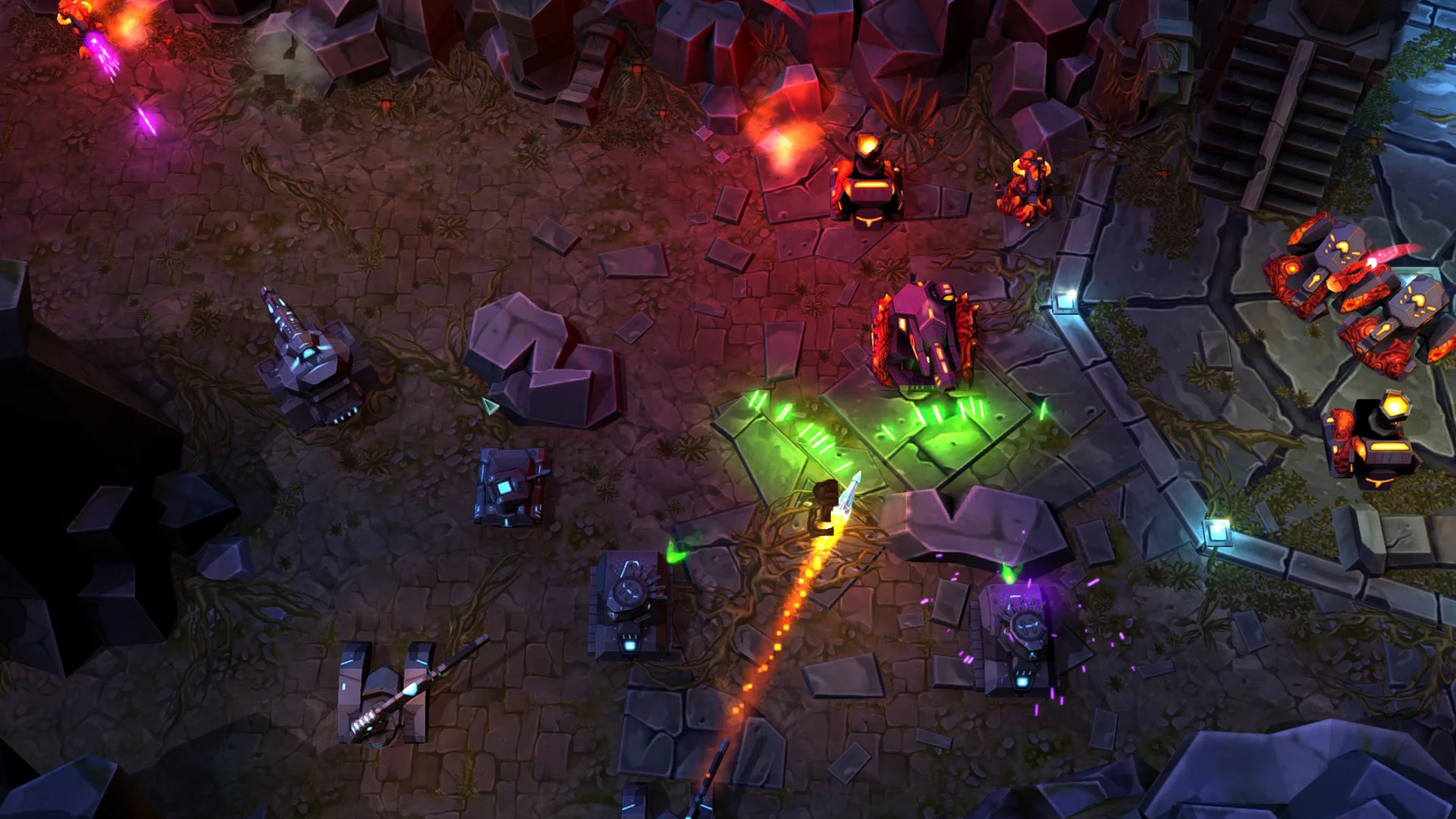 Изображение игры: Tanks vs Aliens