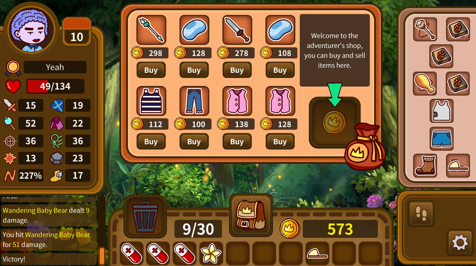 Изображение игры: The Adventurer and His Backpack