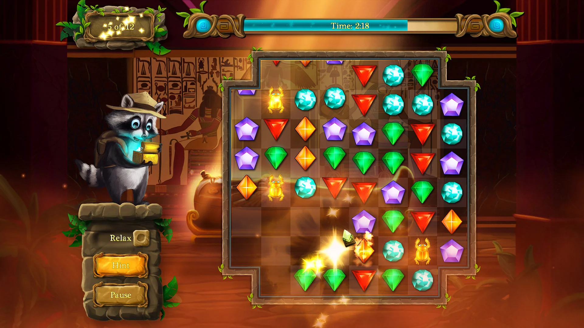 Изображение игры: Ricky Raccoon 2 - Adventures in Egypt