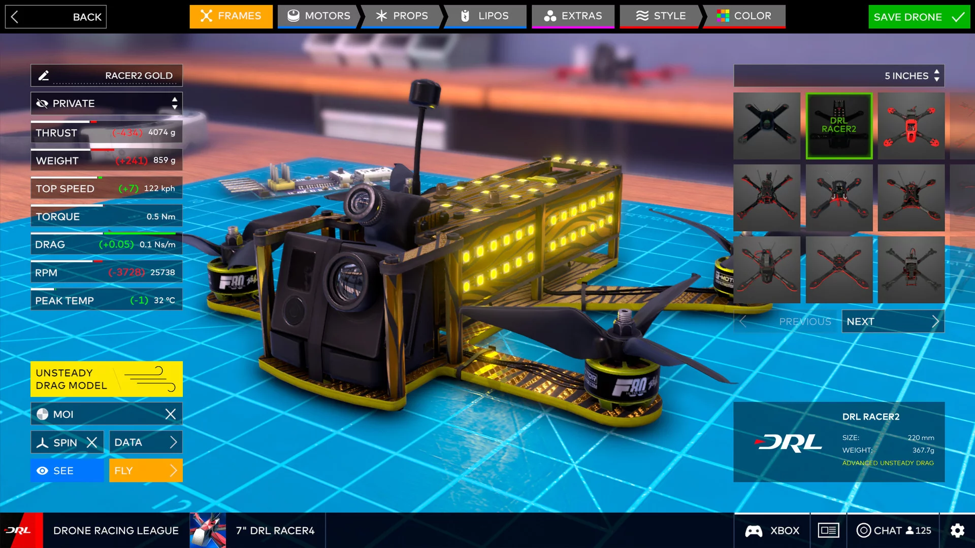 Изображение игры: The Drone Racing League Simulator